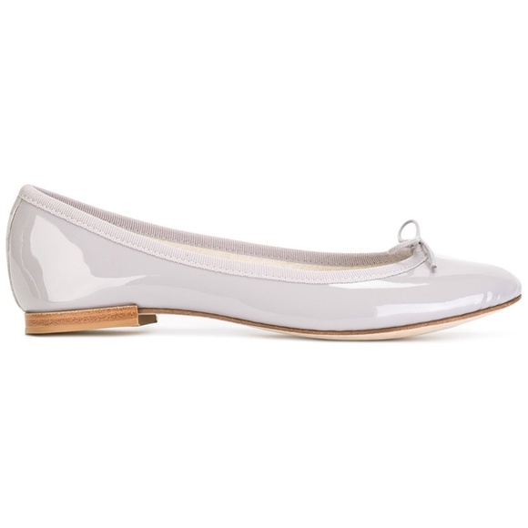 SOLD Repetto Ballerina Flats Grey Patent 38.5 - Picture 4 of 5